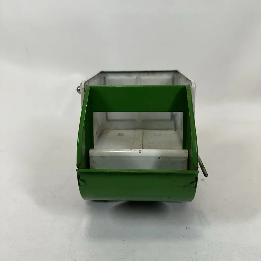1970s Tonka Pressed Steel Litter Bug Garbage Truck Green/White ‎ Vintage